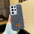 Samsung - Galaxy S22 Ultra Zebana Taşlı Star Glitter Silikon Kılıf - Mavi