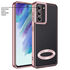 Samsung - Galaxy S22 Zebana Glint Silikon Kılıf - Rose Gold