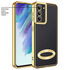 Samsung - Galaxy S22 Zebana Glint Silikon Kılıf - Gold