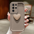 Samsung - Galaxy S23 Ultra Zebana Amour Silikon Kılıf - Kahverengi