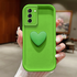 Samsung - Galaxy S24 Zebana Amour Silikon Kılıf - Açık Yeşil