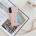 Samsung - Galaxy S24 Zebana Boyun Askılı Deri Kılıf - Rose Gold