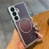 Samsung - Galaxy S25 FE Zebana Velora Series Kılıf (Kablosuz Şarj) - Kahverengi