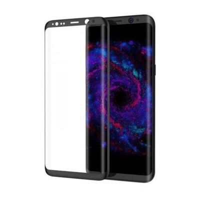 Samsung - Galaxy S8 3D Curved Cam Ekran Koruyucu - Gold