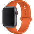 Zebana ZK4 Soft Touch Silikon Apple Watch 42mm/44mm/45mm/46 mm Uyumlu Kordon– Esnek, Hafif, Yumuşak (SAAT DAHİL DEĞİLDİR) - Turuncu