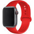 Zebana ZK4 Soft Touch Silikon Apple Watch 42mm/44mm/45mm/46 mm Uyumlu Kordon– Esnek, Hafif, Yumuşak (SAAT DAHİL DEĞİLDİR) - Kırmızı