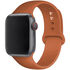 Zebana ZK4 Soft Touch Silikon Apple Watch 42mm/44mm/45mm/46 mm Uyumlu Kordon– Esnek, Hafif, Yumuşak (SAAT DAHİL DEĞİLDİR) - Kahverengi