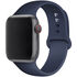 Zebana ZK4 Soft Touch Silikon Apple Watch 42mm/44mm/45mm/46 mm Uyumlu Kordon– Esnek, Hafif, Yumuşak (SAAT DAHİL DEĞİLDİR) - Lacivert