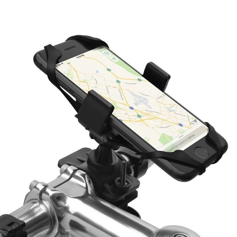 Spigen Bisiklet Ve Motorsiklet Araç Tutucu, Spider Premium Universal Uyumlu 360° Görüş Açısı - Siyah