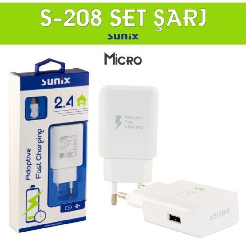 Type-C Adaptive Hızlı Şarj Seti - Beyaz