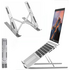 Taşınabilir Metal Kaymaz Laptop Standı - Gri