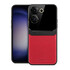 TECNO - Camon 20 Pro 4G Zebana Lens Deri Kılıf - Kırmızı