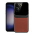 TECNO - Camon 20 Pro 4G Zebana Lens Deri Kılıf - Kahverengi