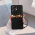 TECNO - Spark 20 Zebana Love Bear Silikon Kılıf - Siyah - Kahverengi