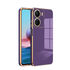 Vivo - Y16 Zebana Golden Silikon Kılıf - Derin Mor