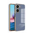 Vivo - Y16 Zebana Golden Silikon Kılıf - Eflatun