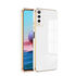 Vivo - Y20 Zebana Golden Silikon Kılıf - Beyaz