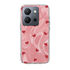 Vivo - Y36 Zebana Pink Heart Silikon Kılıf - Kırmızı