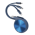 Wiwu S01 Makaralı 3 in 1 Usb Kablo - Mavi