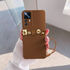 Xiaomi - Mi 12T Zebana Love Bear Silikon Kılıf - Kahverengi