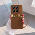Xiaomi - Mi 14T Zebana Love Bear Silikon Kılıf - Kahverengi