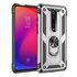 Xiaomi - Mi 9T Panzer Yüzüklü Kılıf - Gri