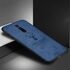 Xiaomi - Mi 9T Silikon Kenar Kumaş Kılıf - Mavi