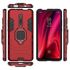 Xiaomi - Mi 9T Verüs Yüzüklü Silikon Kenar Kılıf - Kırmızı