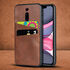 Xiaomi - Mi 9T Zebana Swank Cepli Kılıf - Kahverengi