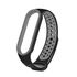 Xiaomi Mi Band 3-4-5-6 KRD-02 Silikon Kordon (SAAT DAHİL DEĞİLDİR) - Siyah - Füme