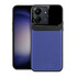 Xiaomi - Poco C65 Zebana Lens Deri Kılıf - Lacivert