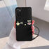 Xiaomi - Poco M3 Pro Zebana Love Bear Silikon Kılıf - Siyah