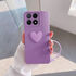 Xiaomi - Poco X6 Zebana Kalpli Love Silikon Kılıf - Lila