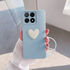 Xiaomi - Poco X6 Zebana Kalpli Love Silikon Kılıf - Açık Mavi