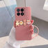 Xiaomi - Poco X6 Zebana Love Bear Silikon Kılıf - Pembe