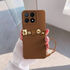 Xiaomi - Poco X6 Zebana Love Bear Silikon Kılıf - Kahverengi