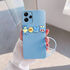 Xiaomi - Redmi 12 Zebana Love Bear Silikon Kılıf - Açık Mavi