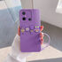 Xiaomi - Redmi 12C Zebana Love Bear Silikon Kılıf - Lila