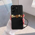 Xiaomi - Redmi 13C Zebana Love Bear Silikon Kılıf - Siyah - Kahverengi