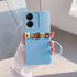 Xiaomi - Redmi 13C Zebana Love Bear Silikon Kılıf - Kahverengi - Açık Mavi
