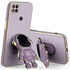 Xiaomi - Redmi 9C Zebana Standlı Astronot Silikon Kılıf - Lila
