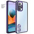 Xiaomi - Redmi Note 10 Pro Zebana Glint Silikon Kılıf - Derin Mor