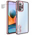 Xiaomi - Redmi Note 10 Pro Zebana Glint Silikon Kılıf - Rose Gold