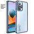 Xiaomi - Redmi Note 10 Pro Zebana Glint Silikon Kılıf - Mavi