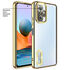 Xiaomi - Redmi Note 10 Pro Zebana Glint Silikon Kılıf - Gold
