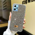 Xiaomi - Redmi Note 12 Pro 5G Zebana Taşlı Star Glitter Silikon Kılıf - Gri