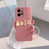 Xiaomi - Redmi Note 12 Zebana Love Bear Silikon Kılıf - Rose Gold