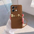 Xiaomi - Redmi Note 13 Pro 5G Zebana Love Bear Silikon Kılıf - Kahverengi