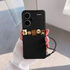 Xiaomi - Redmi Note 13 Pro Plus 5G Zebana Love Bear Silikon Kılıf - Siyah - Kahverengi