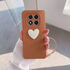 Xiaomi - Redmi Note 14 Pro 5G Zebana Kalpli Love Silikon Kılıf - Kahverengi
